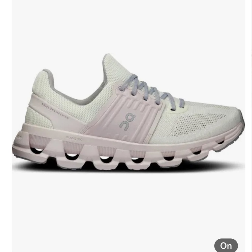 On Running Cream Cloudswift Sneakers with CloudTec Cushioning